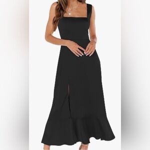 Elegant Black Sleeveless Dress